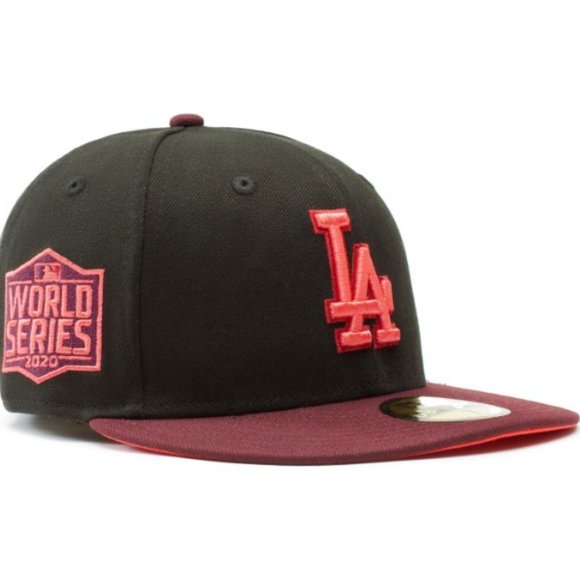 New Era Los Angeles Dodgers 2020 WS Side Patch 59FIFTY Fitted Hat - Picture 3 of 7